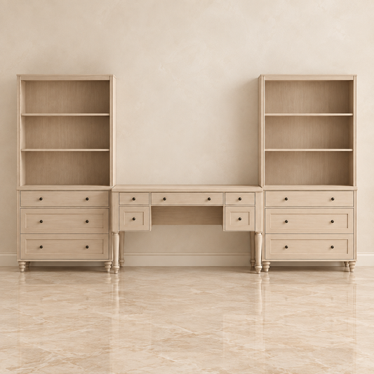 large desk in image