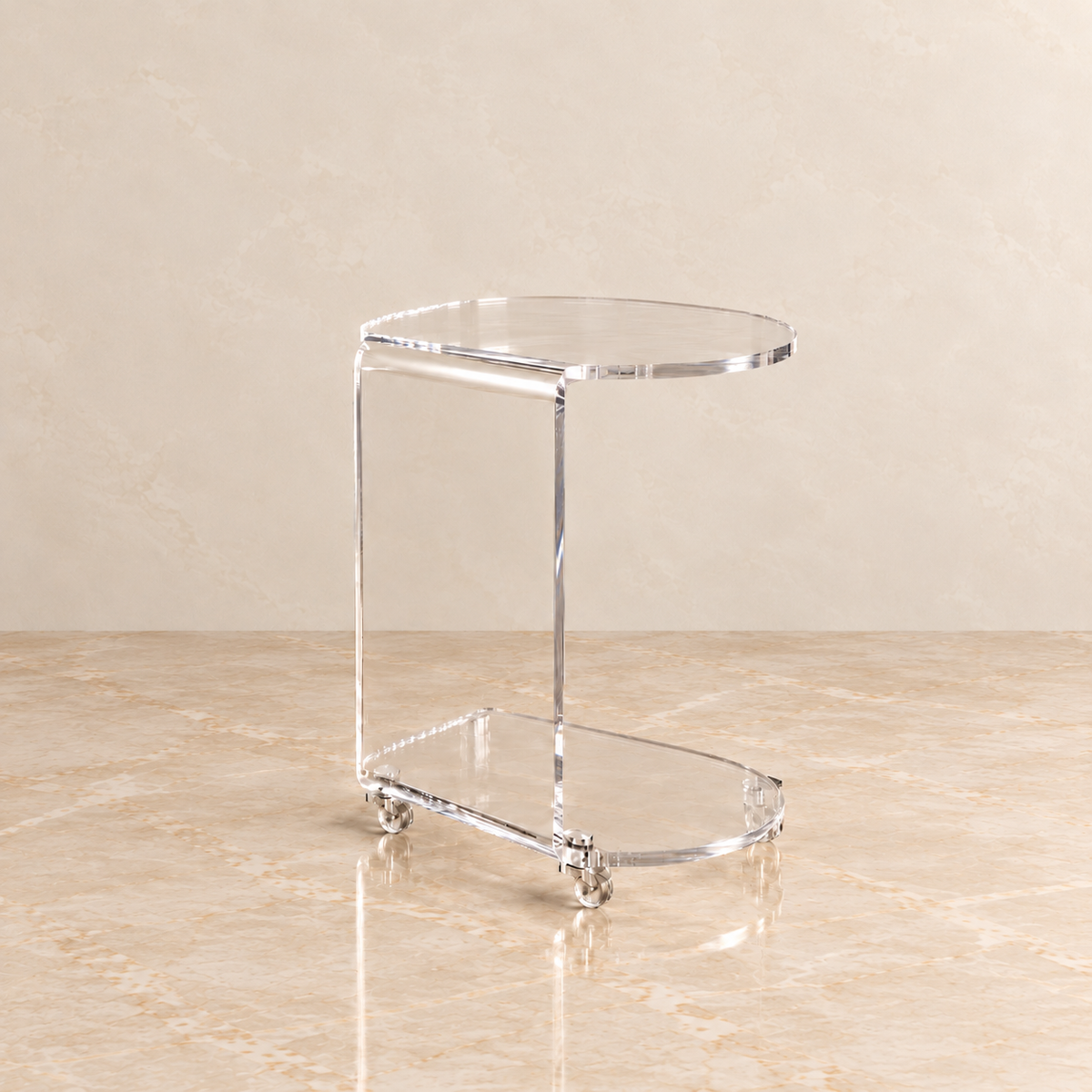 ACRYLIC SIDE TABLE