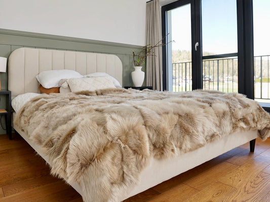 Genuine Toscana Lamb Sheepskin Throw