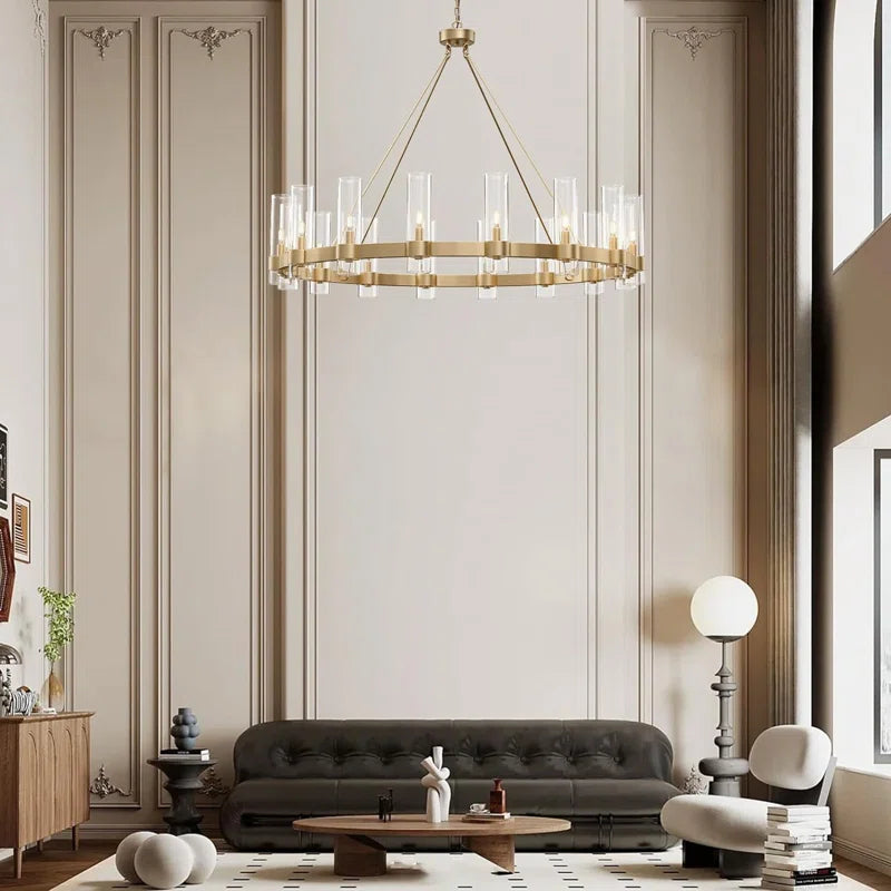 Dhmendar Wagon Wheel Chandelier