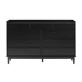 Load image into Gallery viewer, Mid-Century Wood Black Dresser
