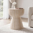 Load image into Gallery viewer, ELLA SIDE TABLE indoors near sofa and window

