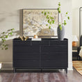 Load image into Gallery viewer, Mid-Century Wood Black Dresser
