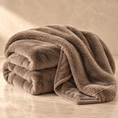 Load image into Gallery viewer, FAUX CHINCHILLA THROW (MOCHA)
