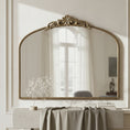Load image into Gallery viewer, framed mirror on wall in room
