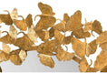 Load image into Gallery viewer, Gold Decorative Mirror close-up of the frame which is made up of gold butterflies
