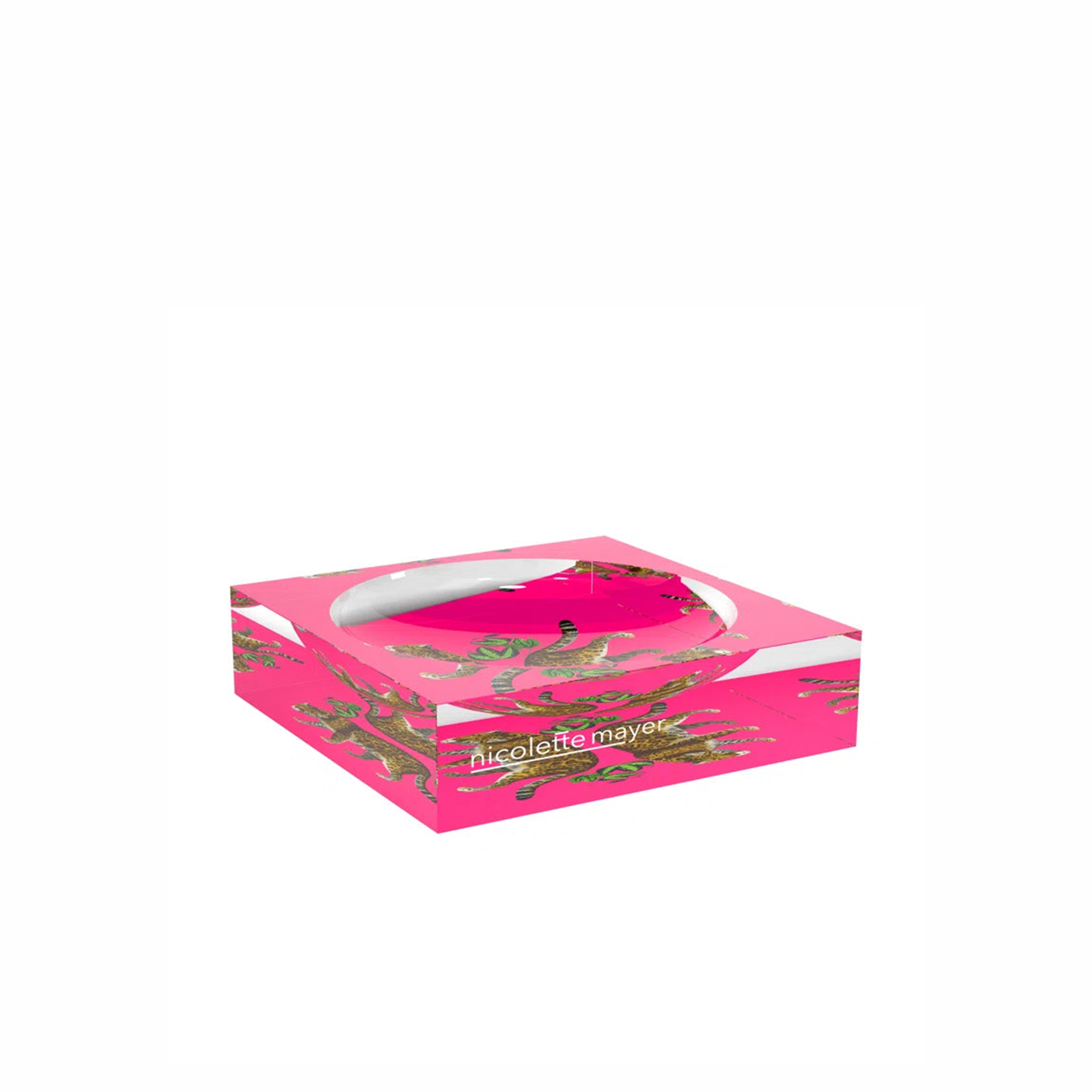 Hot Pink Catchall side view product image with white background