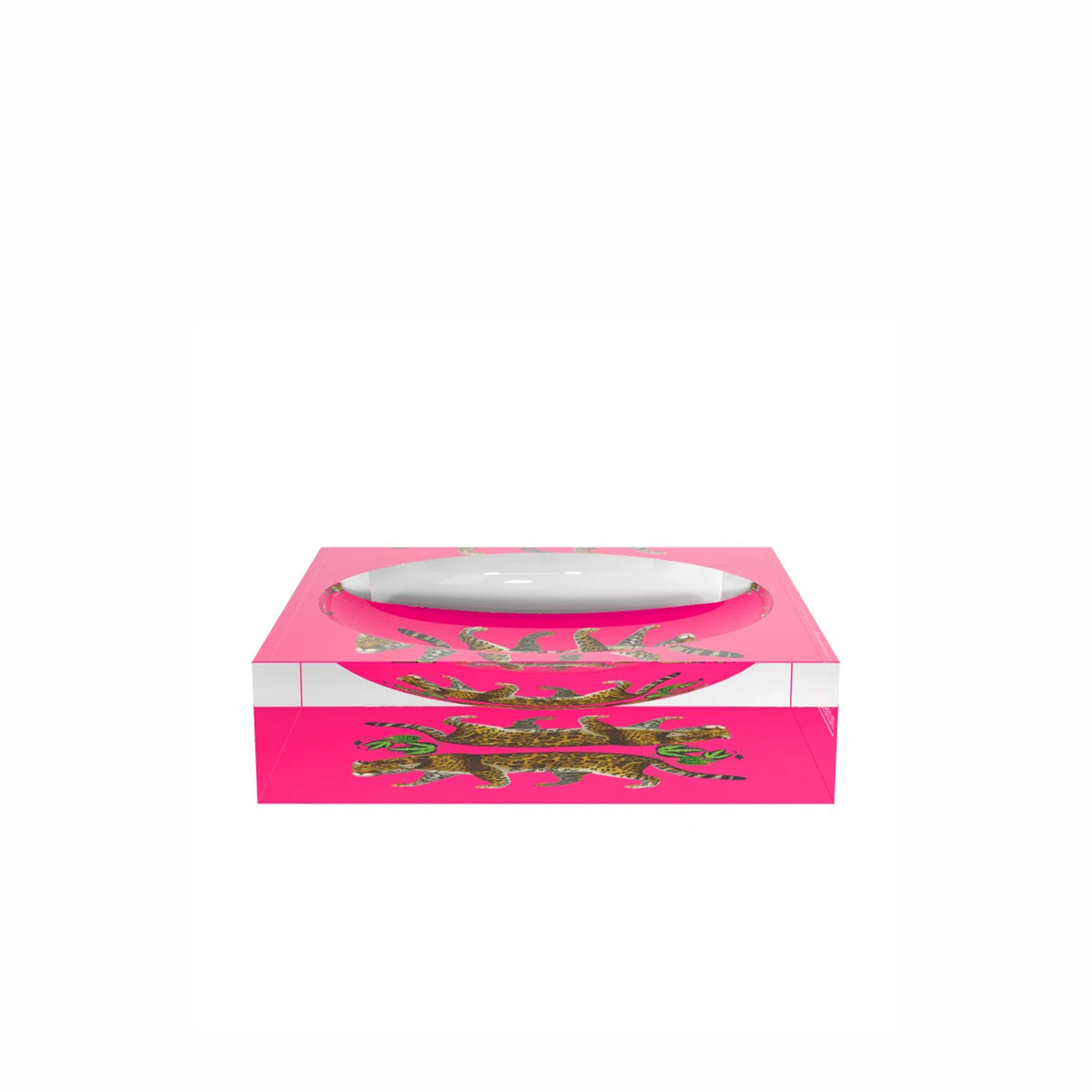 Hot Pink Catchall side view with white background