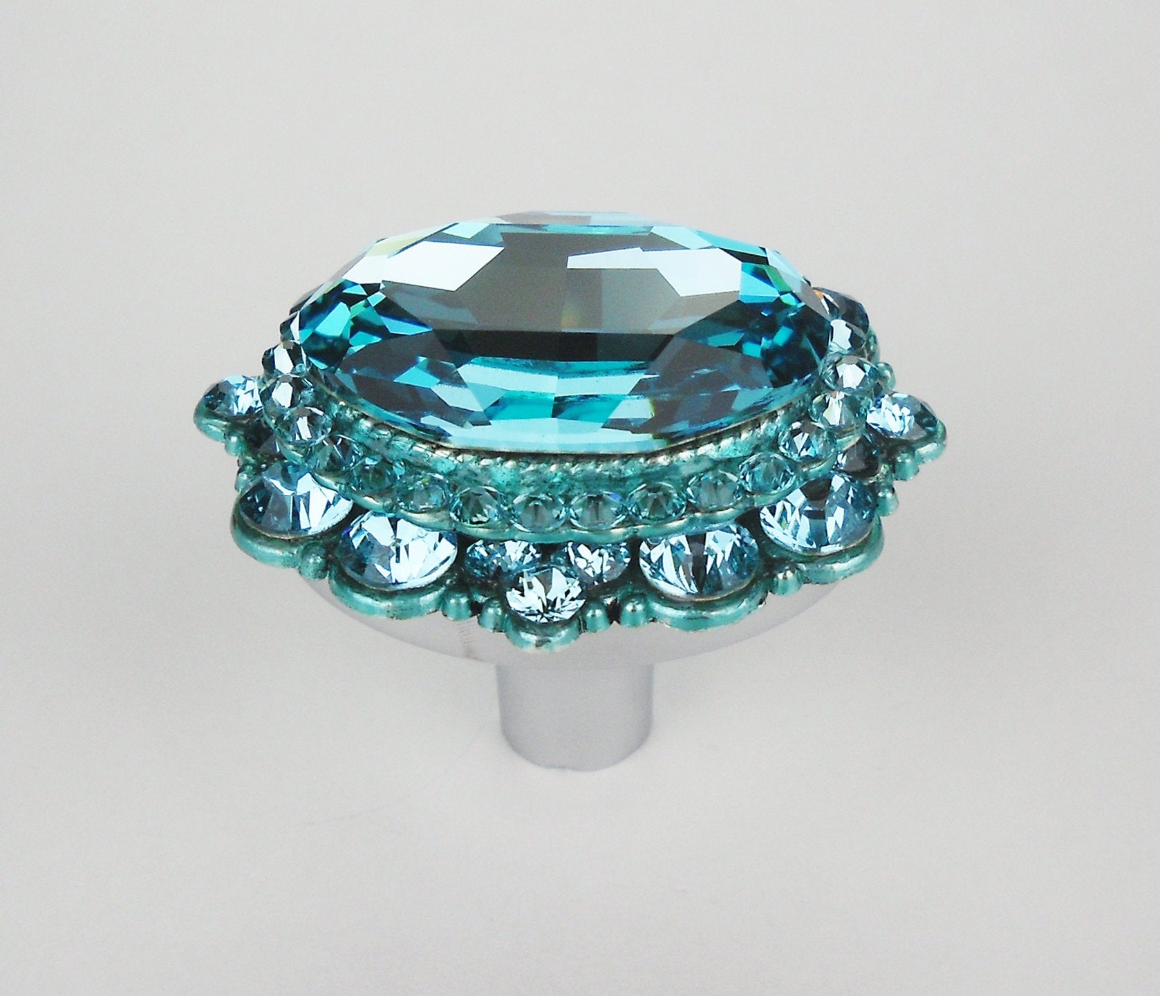 Turquoise Cabinet Knob