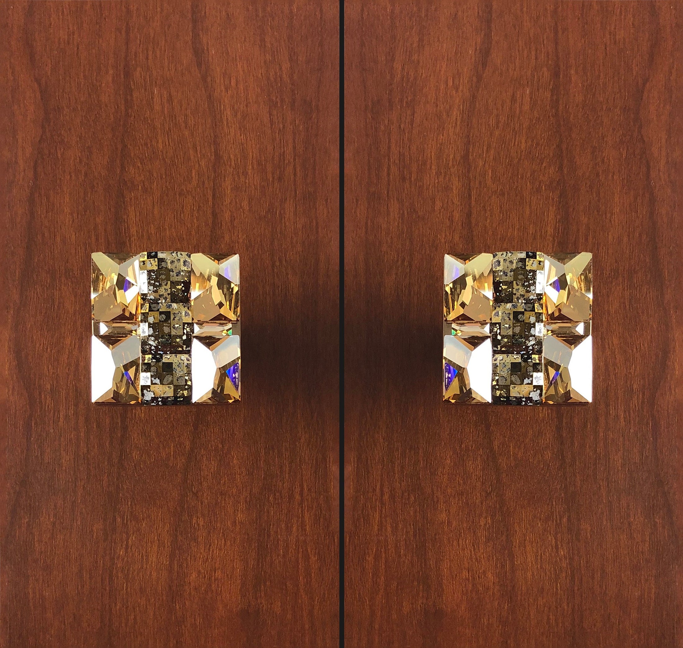 Crystal Square Knob