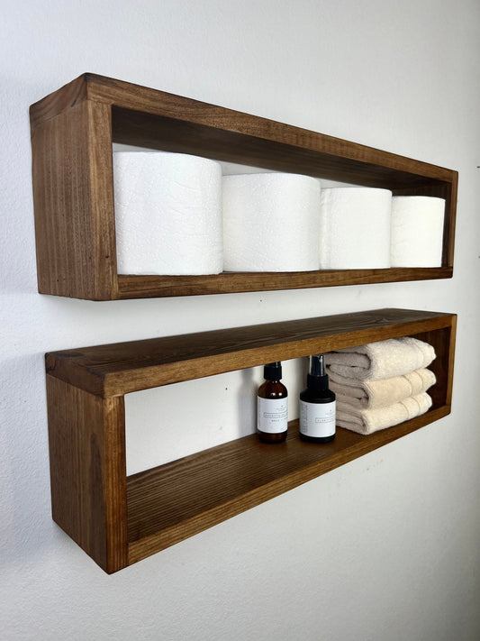 Handmade Floating Rectangle Shelves