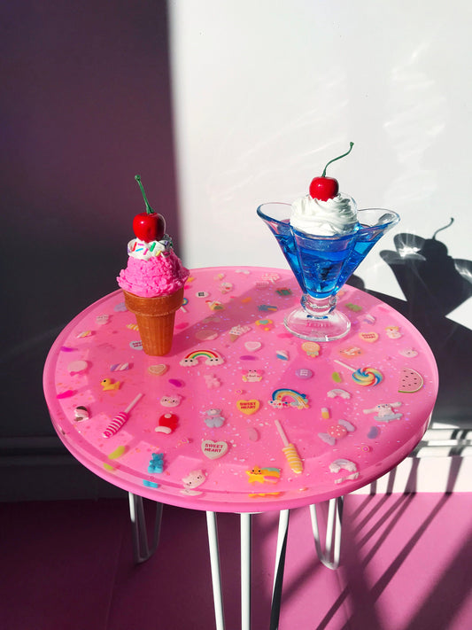 PINK CANDY COFFEE TABLE