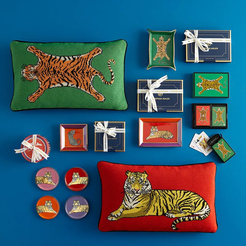 safari coaster as part of the collection on a blue background