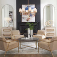Load image into Gallery viewer, 4 Sheena Accent Chairs in sitting room with mirrors and end tables and a round coffee table
