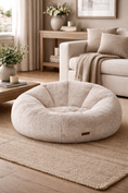 Load image into Gallery viewer, sofa chair in living room on an area rug and in front of a sofa
