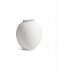 Load image into Gallery viewer, white ceramic vase image with white background
