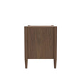 Load image into Gallery viewer, wood nightstand side view with white background
