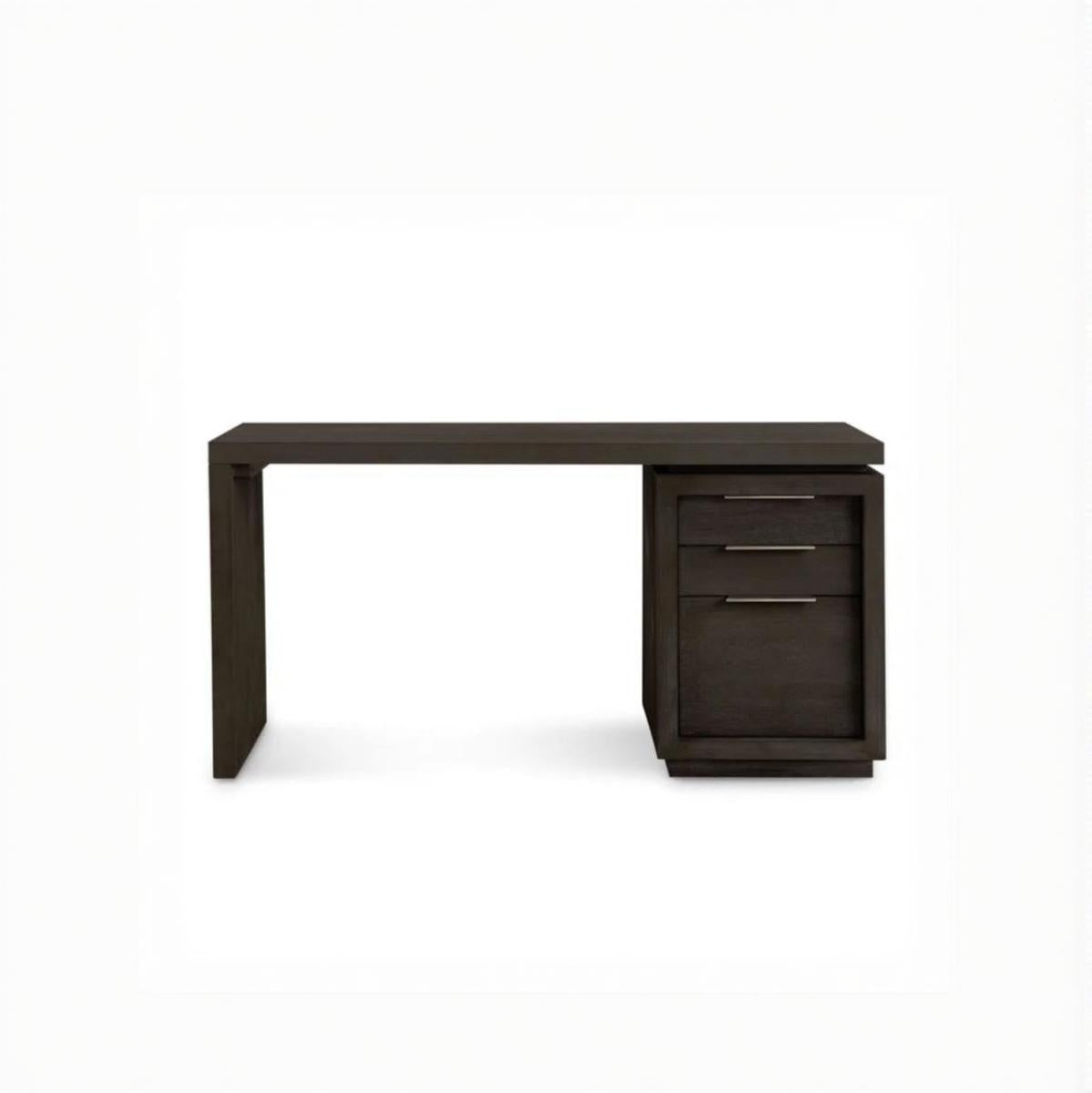 writing desk with handles and white background